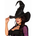 Leg Avenue Womens Witch Hat One Size Black Halloween Costume Pointed