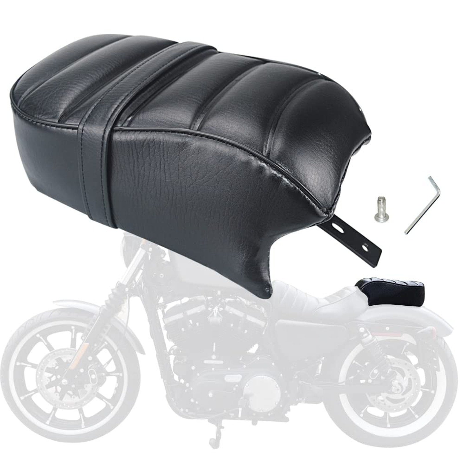 Passenger Pillion Seat fits Harley 2016-2022 Sportster Iron 883 XL883N Motorcycl