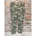 Route 66 Womens Camo Jegging Pants Size 14 Mid Rise Skinniest Leg Green