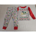 Star Wars The Mandalorian Grogu Baby Yoda Pajama Set Toddler 3T Christmas Gray