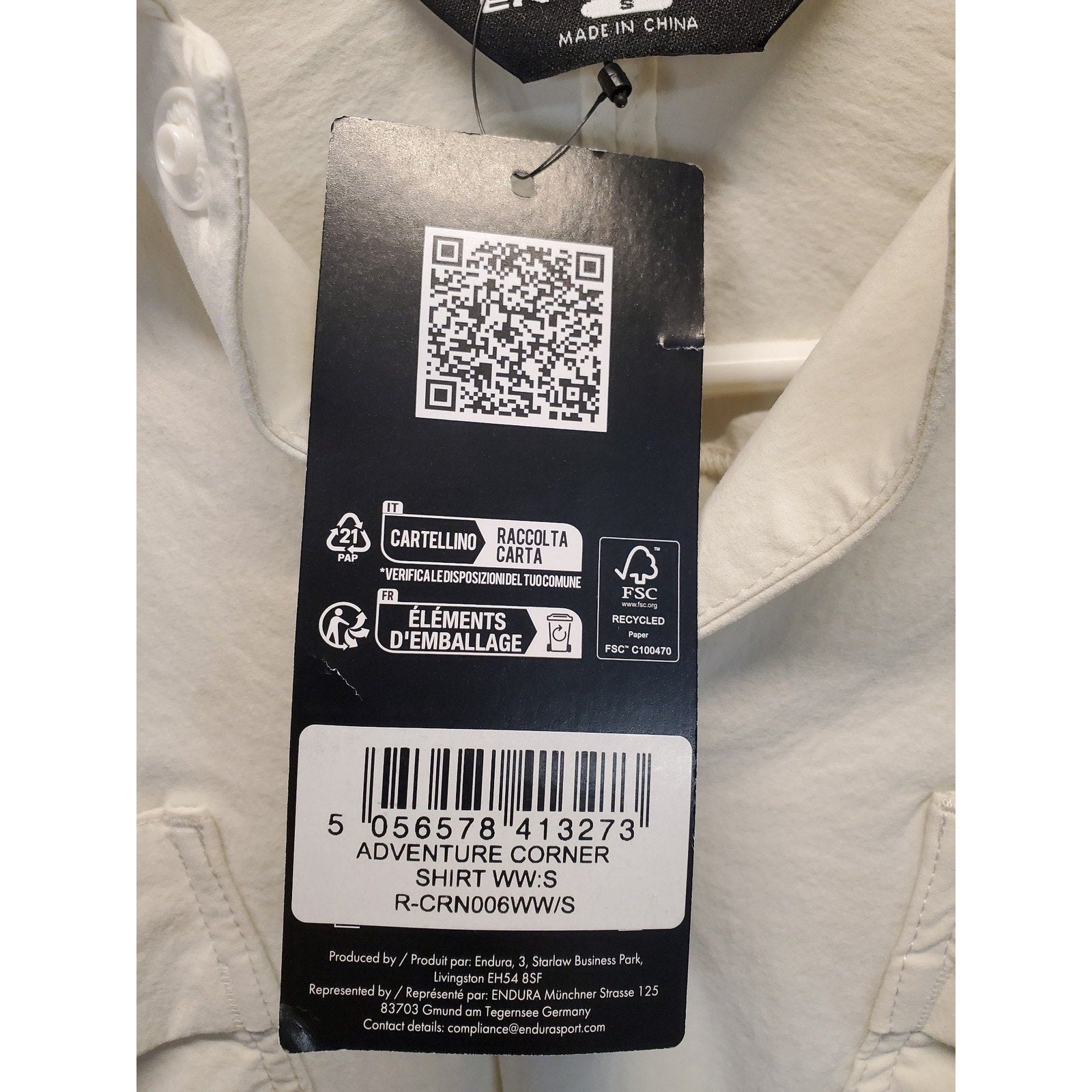 Endura Womens Adventure Corner Long Sleeve Pullover Shirt S Cream NWT Pockets