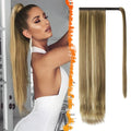BARSDAR Drawstring Ponytail Hairpiece Blonde 26" Long Straight Wrap Around