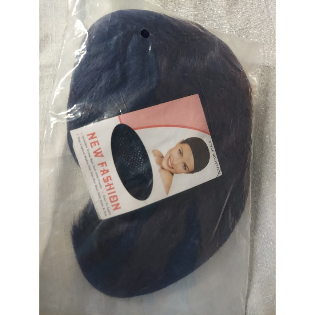 Wig Cosplay Costume Short Layered Dark Blue Purple New Synthetic Anime Hair