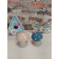 Whimsical Garden Decor Set Gnomes Mushrooms Birdhouse Butterfly Spring Home