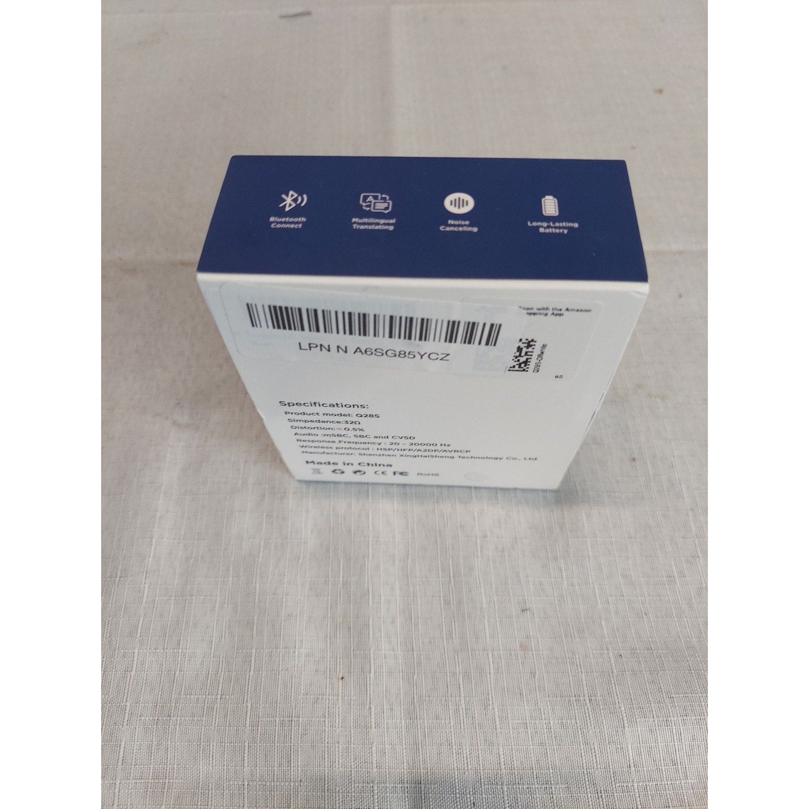 Q28S Translation Earbuds AI Real time Language Translator Noise Canceling