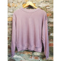 So Womens Sweatshirt M Mauve Lounge Life Crewneck Pullover Relaxed Fit