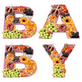 BABY Letters Charcuterie Board Food Candy Tray Baby Shower Party Decoration Pink