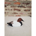 Canvasback Duck Decoy Hand Carved Wood Folk Art Hunting Rustic Decor