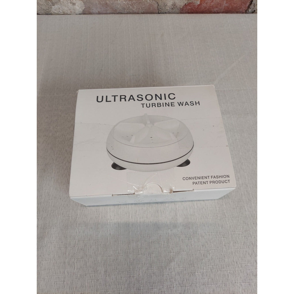 Portable Mini Washer Ultrasonic Turbine Wash USB Powered Travel Laundry Clothes