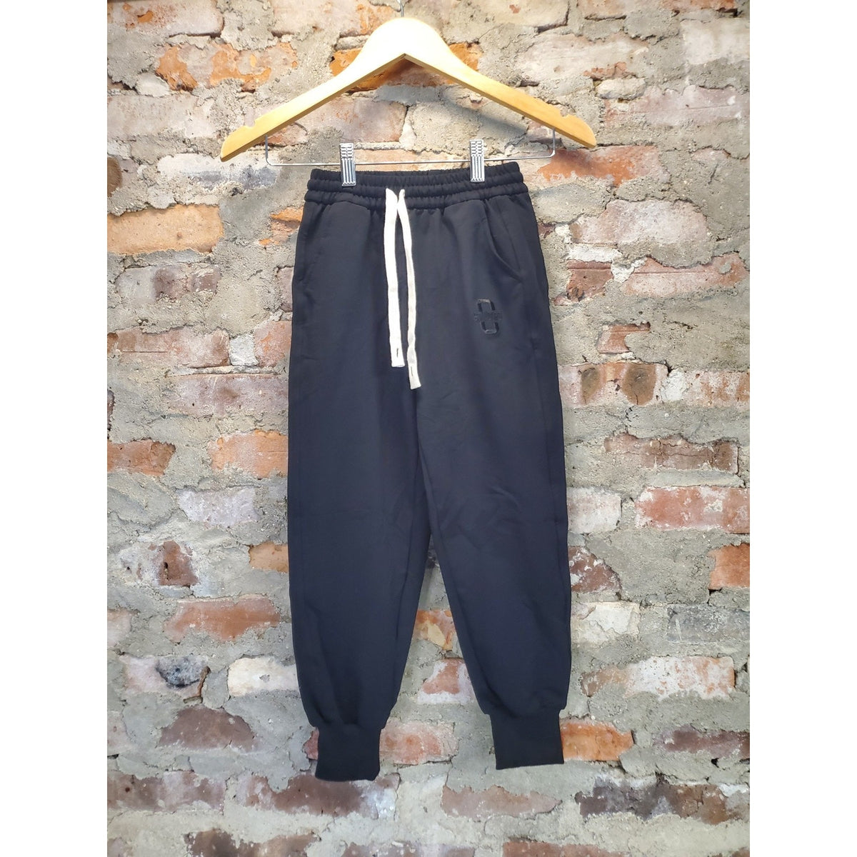Rawlings Youth Baseball Pants Large Black Elastic Cuff Drawstring Jogger