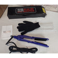 MB HAIR Hair Crimper Iron Wavy Texture Styling Tool Purple Heat Protectant Glove