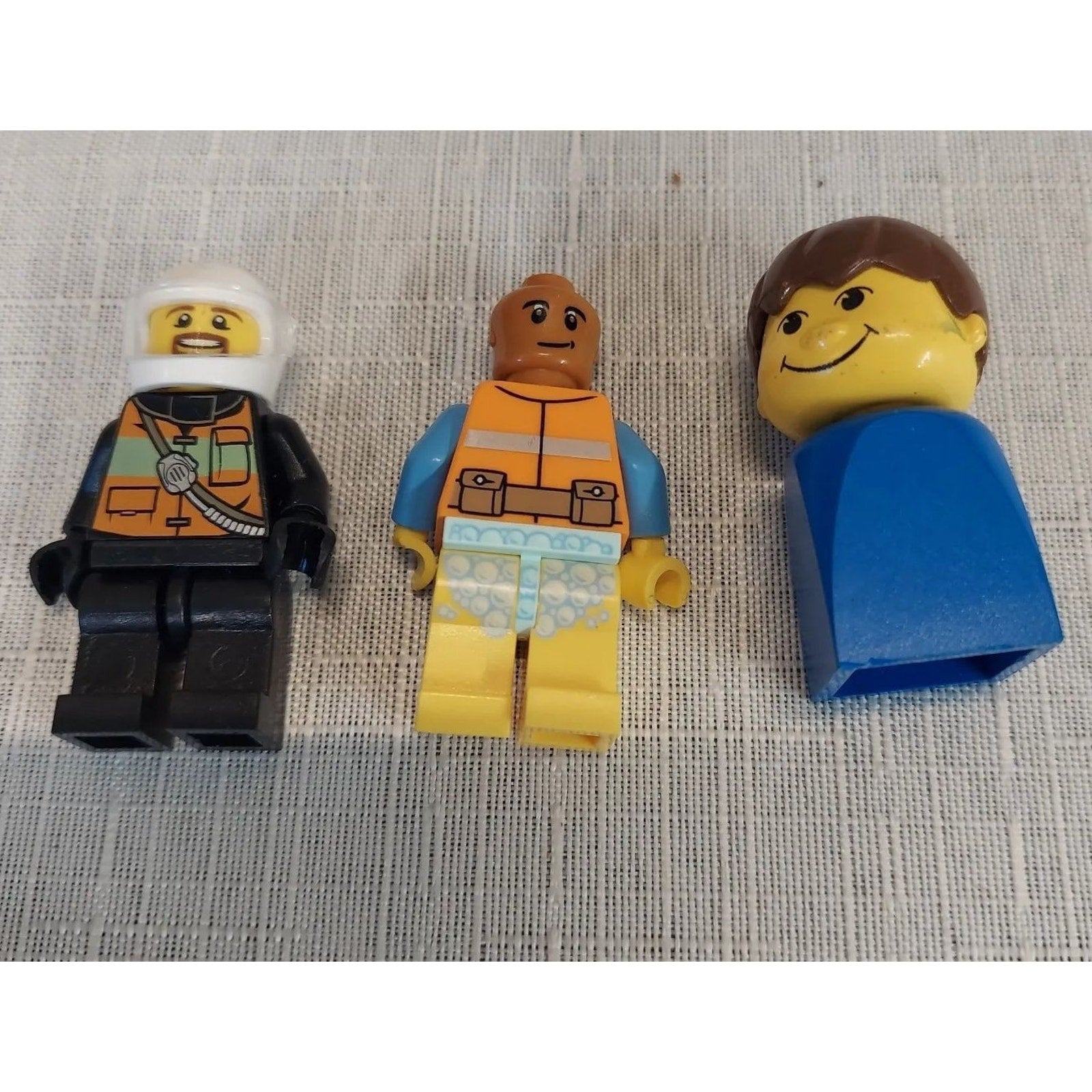 LEGO Minifigure Lot Baby Pilot Astronaut Figure Duplo Boy Head Torso Set