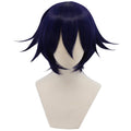 Wig Cosplay Costume Short Layered Dark Blue Purple New Synthetic Anime Hair