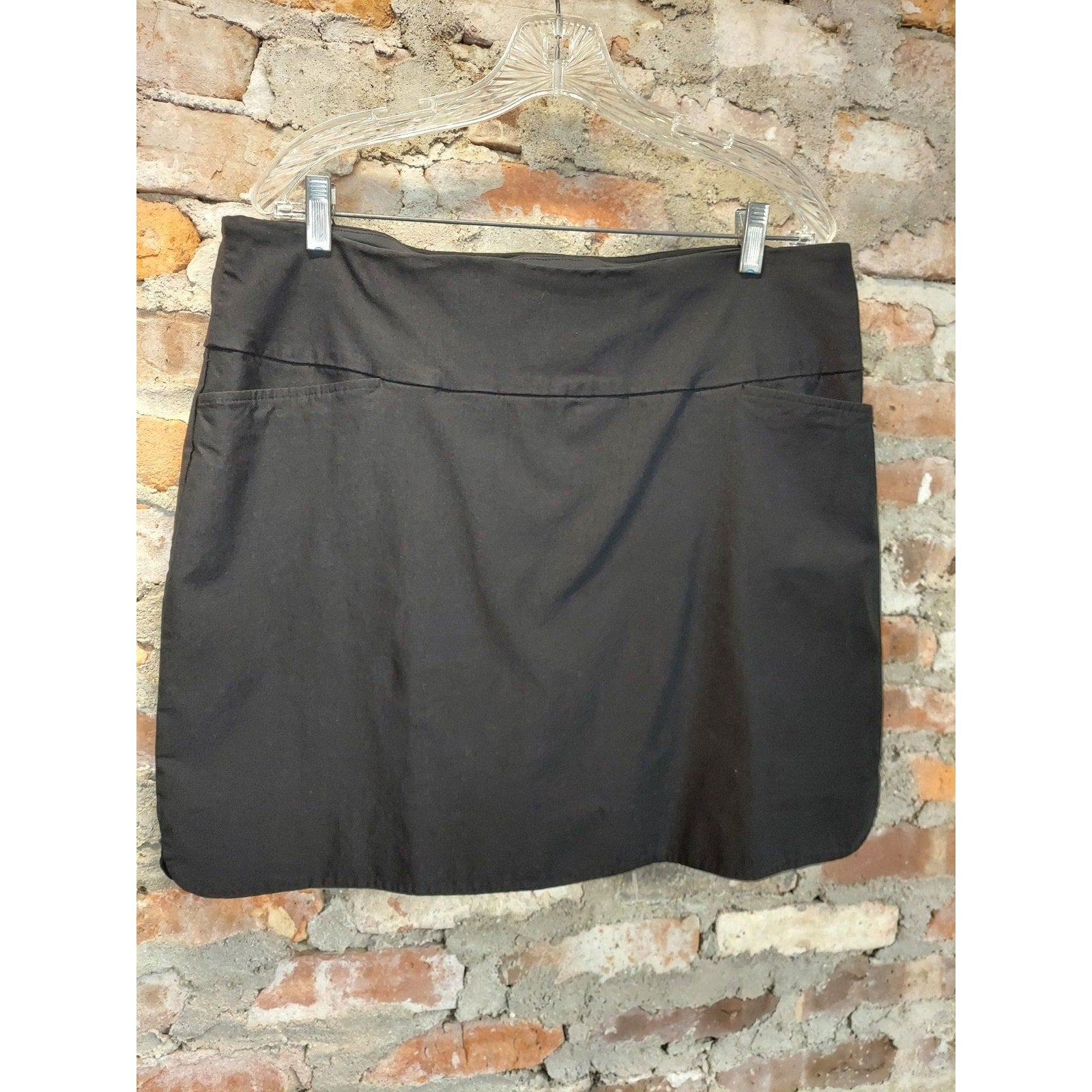S.C. & CO. Womens Skort Skirt Size XXL Black Athletic Tennis Golf Casual
