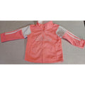 Adidas Baby Track Jacket 6M Pink White 3 Stripe Full Zip Athletic