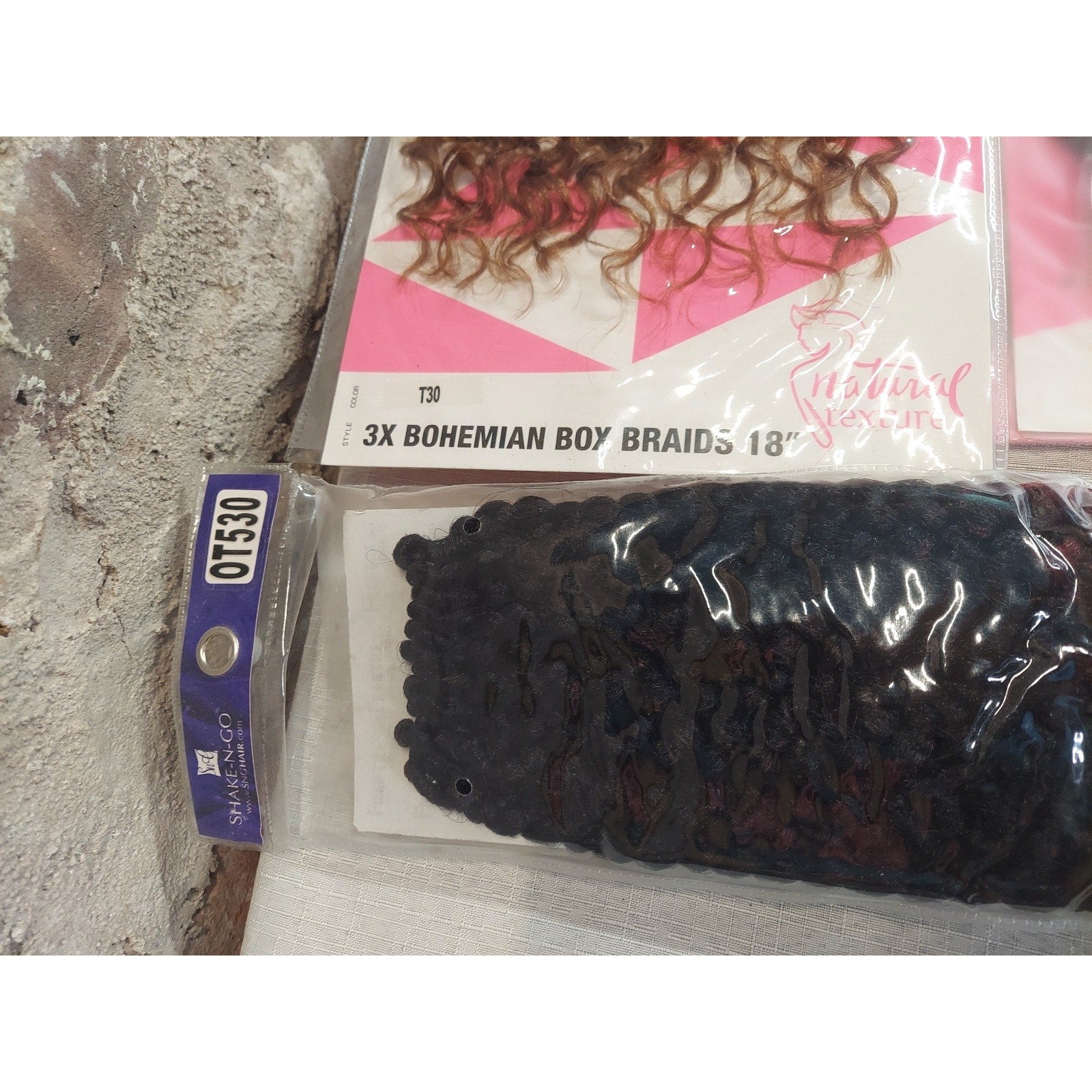 Braiding Hair Extensions Lot 18 Inch Mayde Beshe Freetress Crochet Box Braids