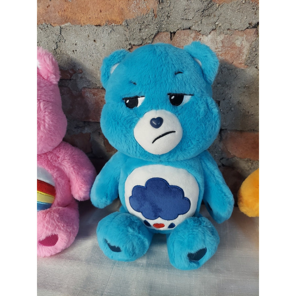 Care Bears Plush Set of 3 Cheer Grumpy Tenderheart Pink Blue Orange Collectible