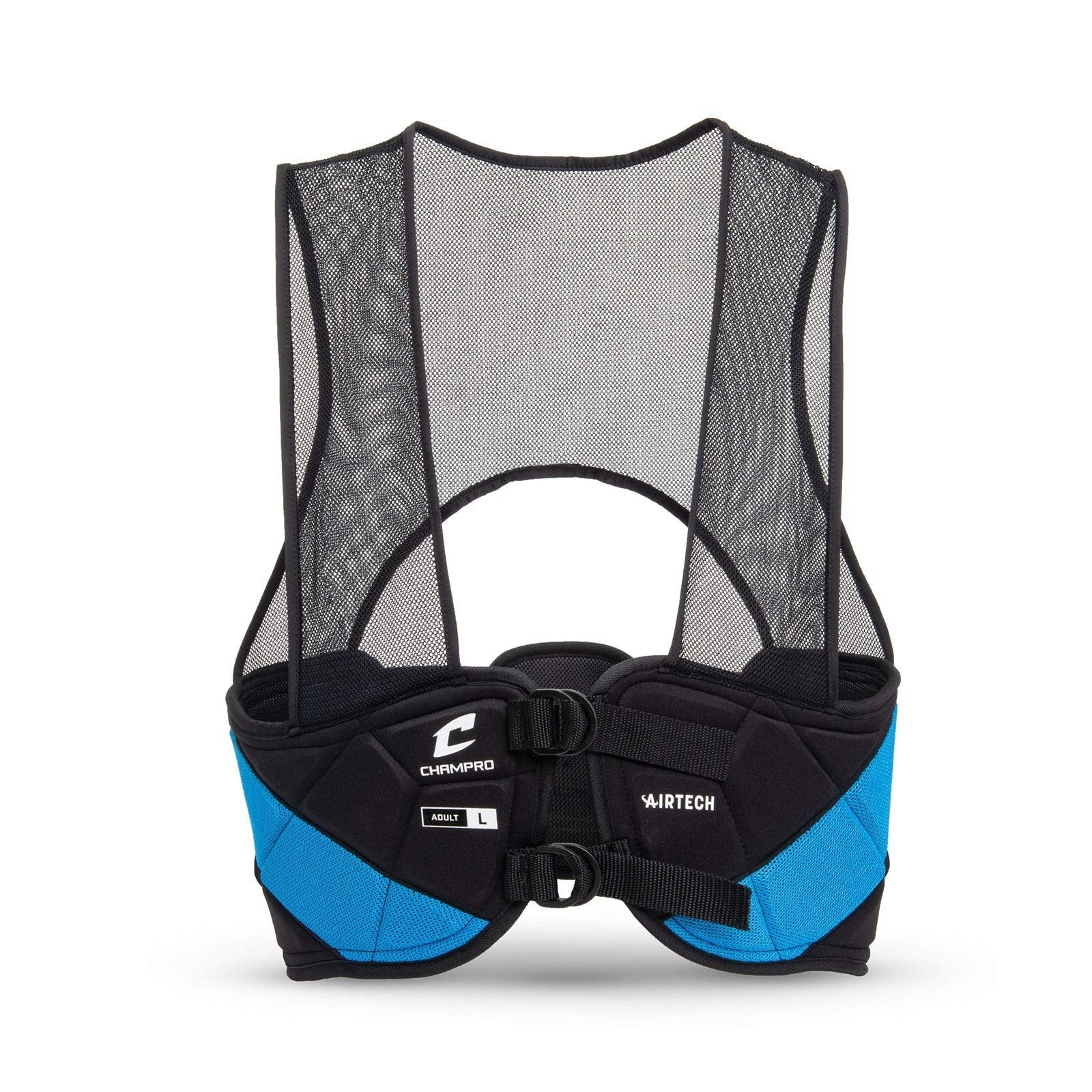 CHAMPRO Airtech Protective Vest Padded Rib Chest Protector Shirt Adult M Black