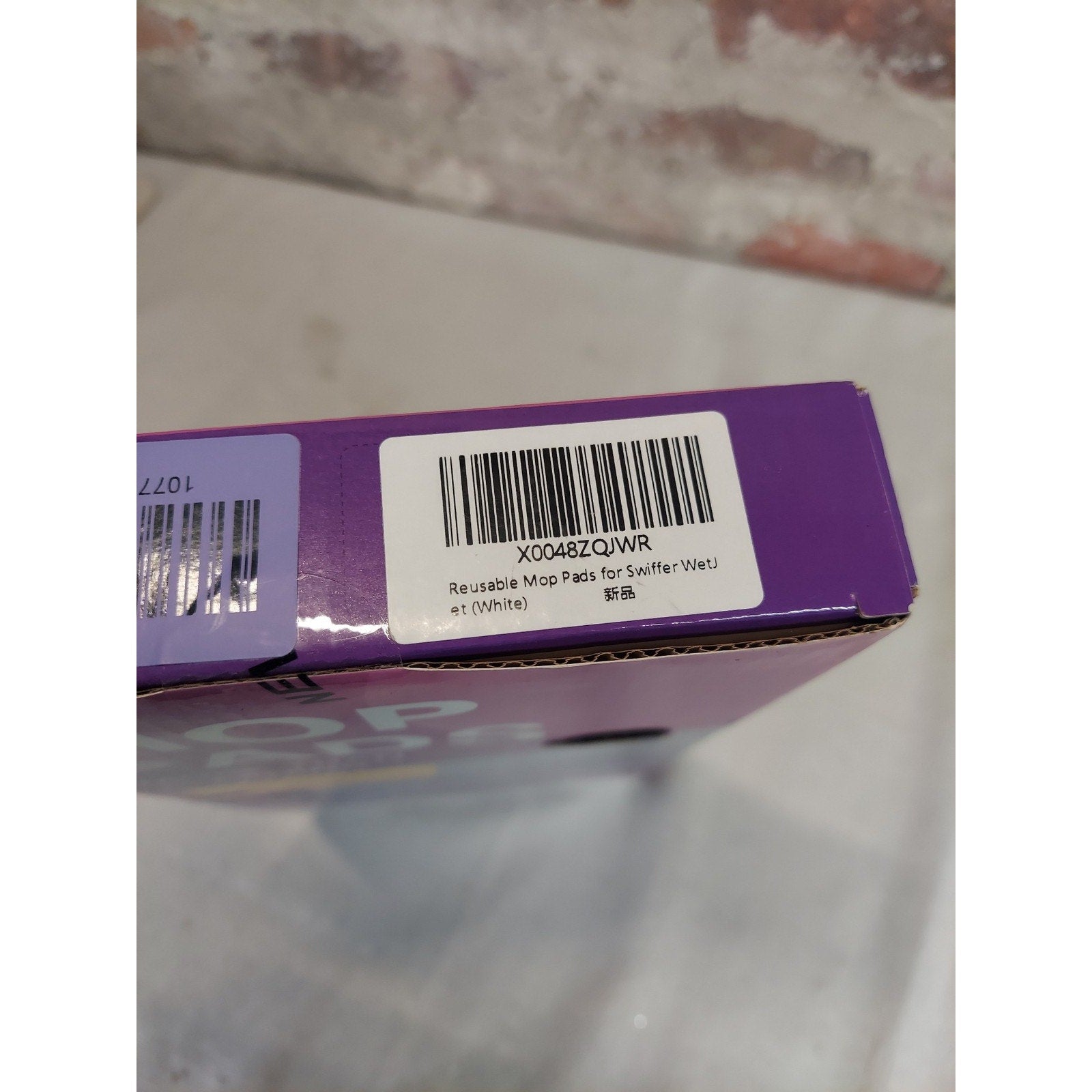 Swiffer Wet Mop Pads Reusable Microfiber Cleaning Replacement White Purple