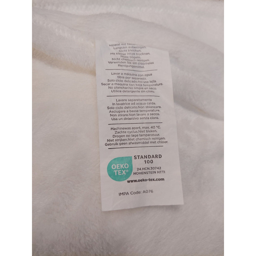 Bedsure Plush Fleece Blanket Cream Soft Cozy New Polyester Throw 104x88
