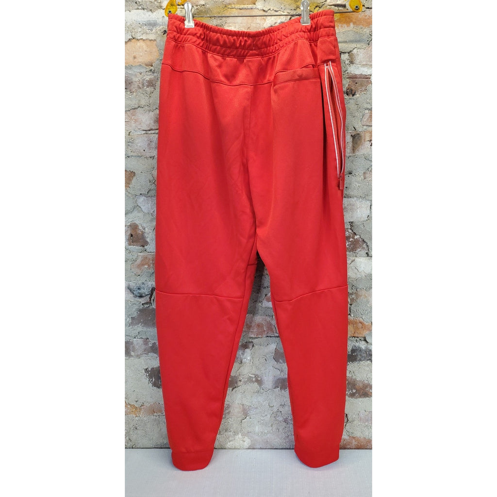 Nike Mens Joggers XL Red Athletic Drawstring Cuffed Tapered Track Pants