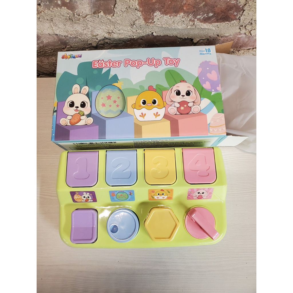 Skykidz Easter Pop Up Toy Push Go Activity Learning Toddler Kids 18 Months