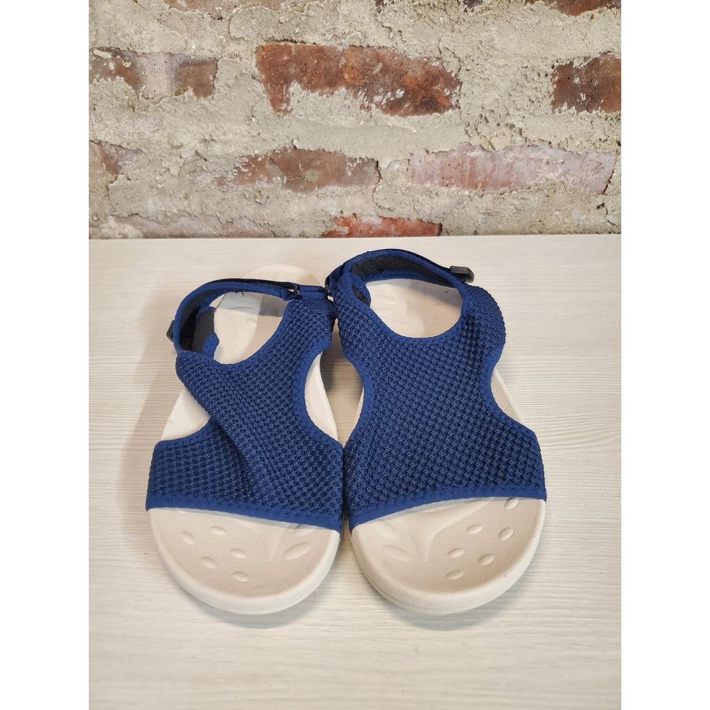XIHALOOK Womens Walking Sandals Size 8.5 Navy Blue Mesh Adjustable Strap