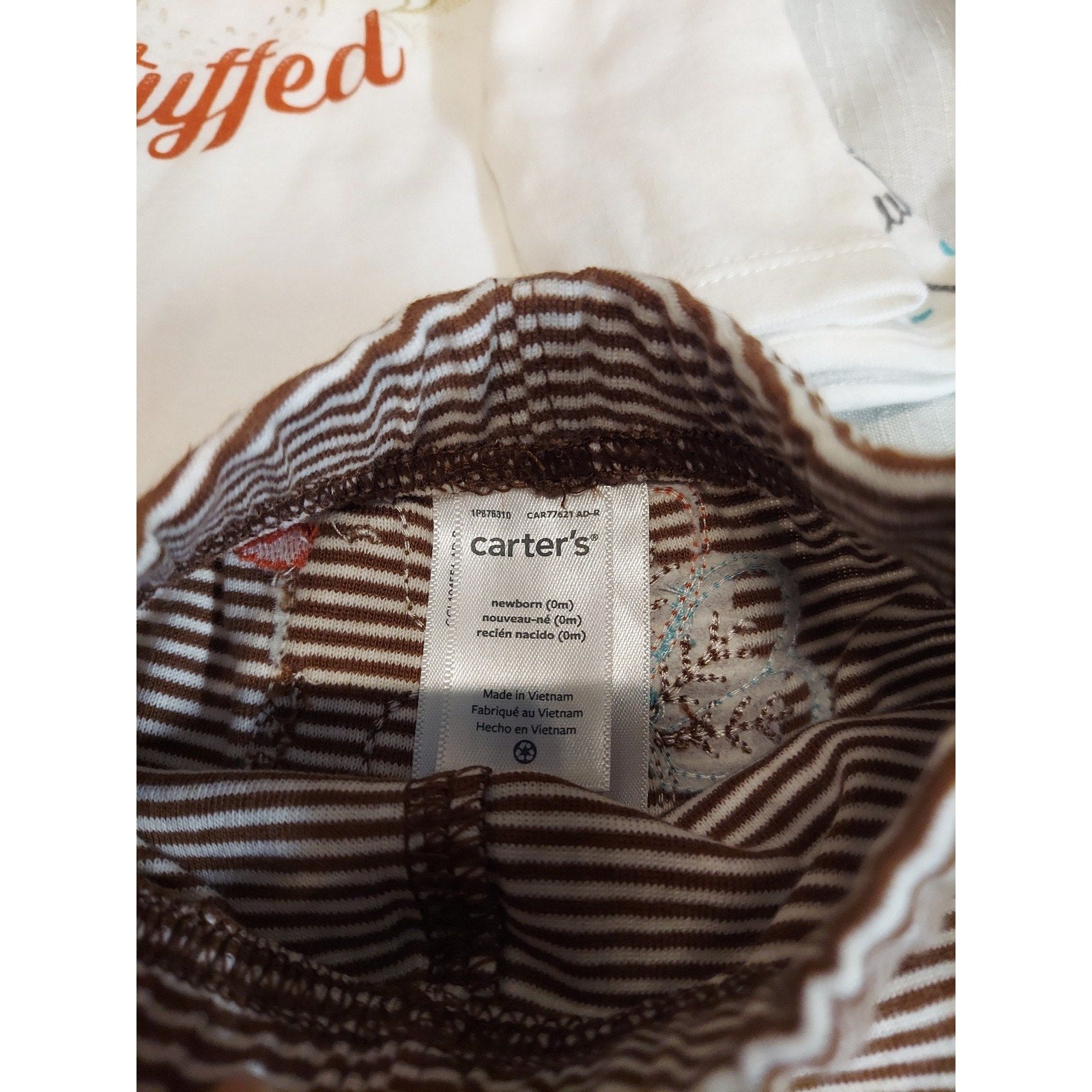 Carters Cat & Jack Baby Clothes Lot Unisex Newborn 0-3 Months Bodysuit Pants