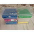 100 Well Polypropylene Cryogenic Boxes Snap Clasp Lid,5 Colors,Fits 1.5-2.0 Micr
