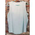 DSG Womens Tank TopShirt 2x XXL Light Blue Athletic Performance Workout