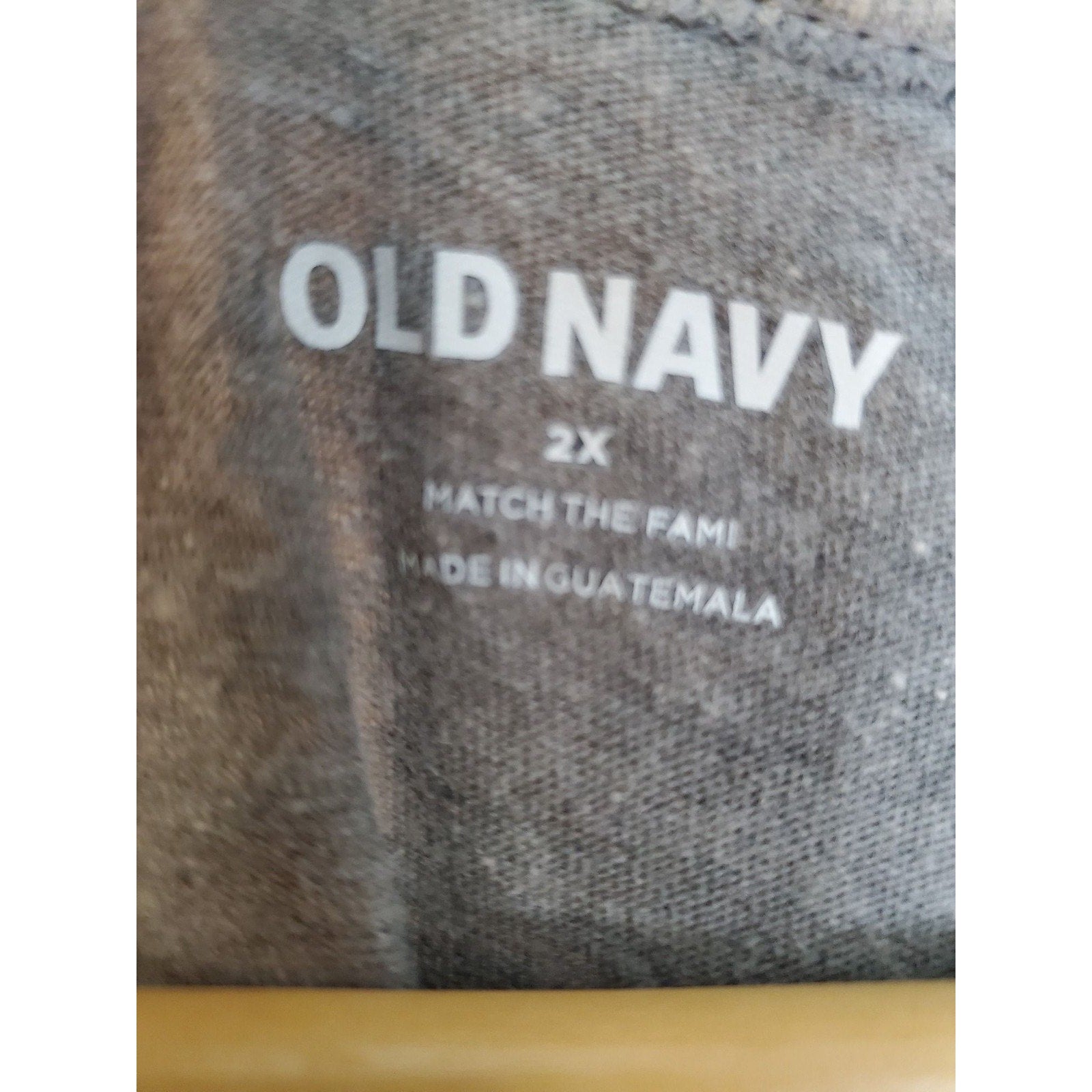 Old Navy Womens T-Shirt Size 2X Gray American Flag Heart Patriotic 4th of July
