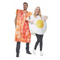 Bacon Sunny Egg Couples Costume Unisex Adult One Size Halloween Party Food