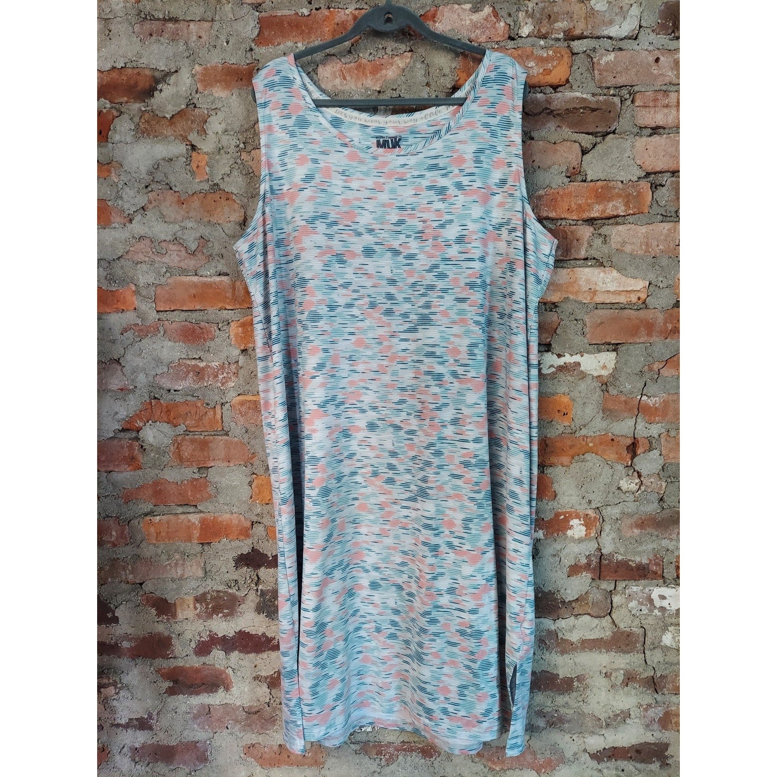 MUK LUKS Womens Plus Size Sleeveless nightgown PJs Pajamas 2X