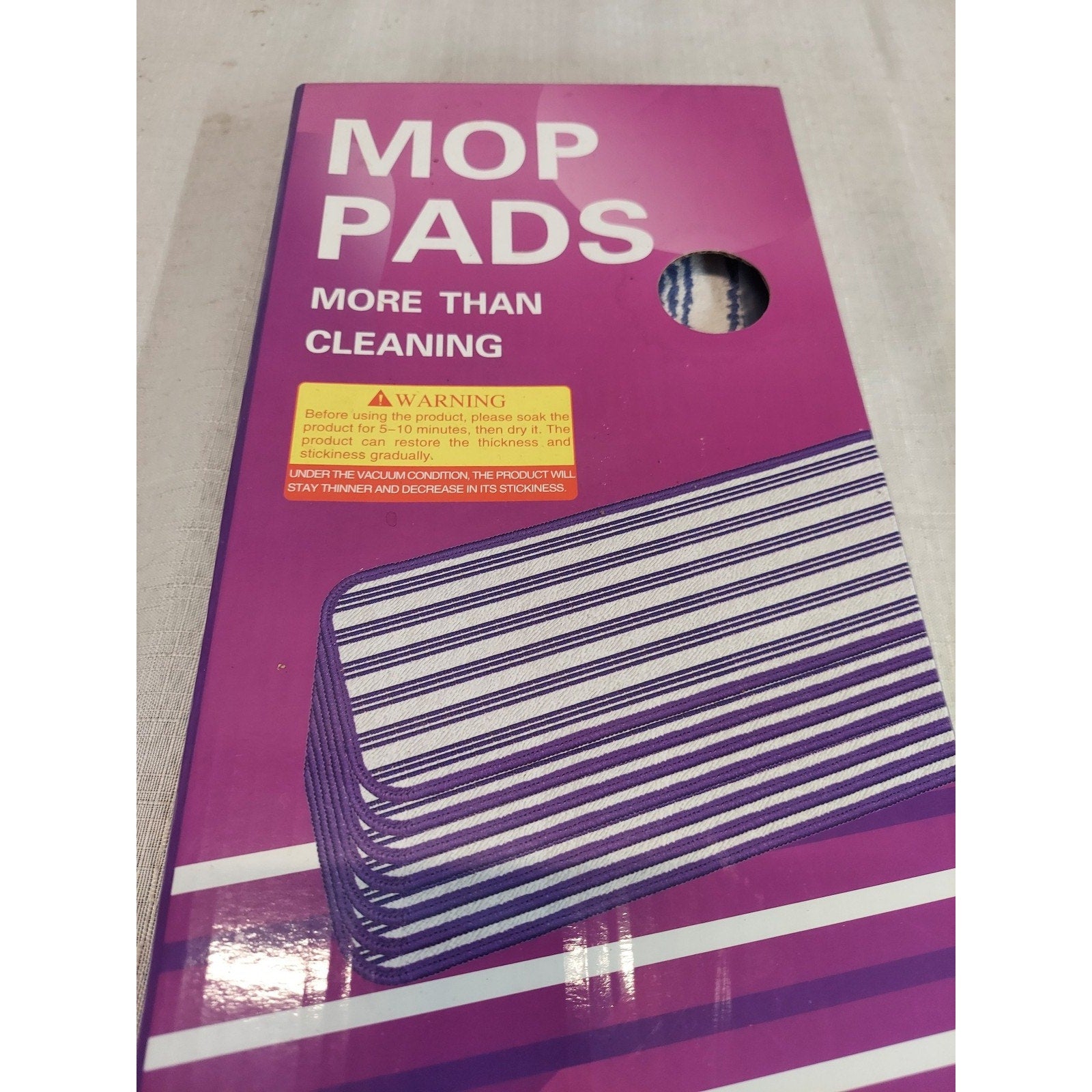 Swiffer Wet Mop Pads Reusable Microfiber Cleaning Replacement White Purple