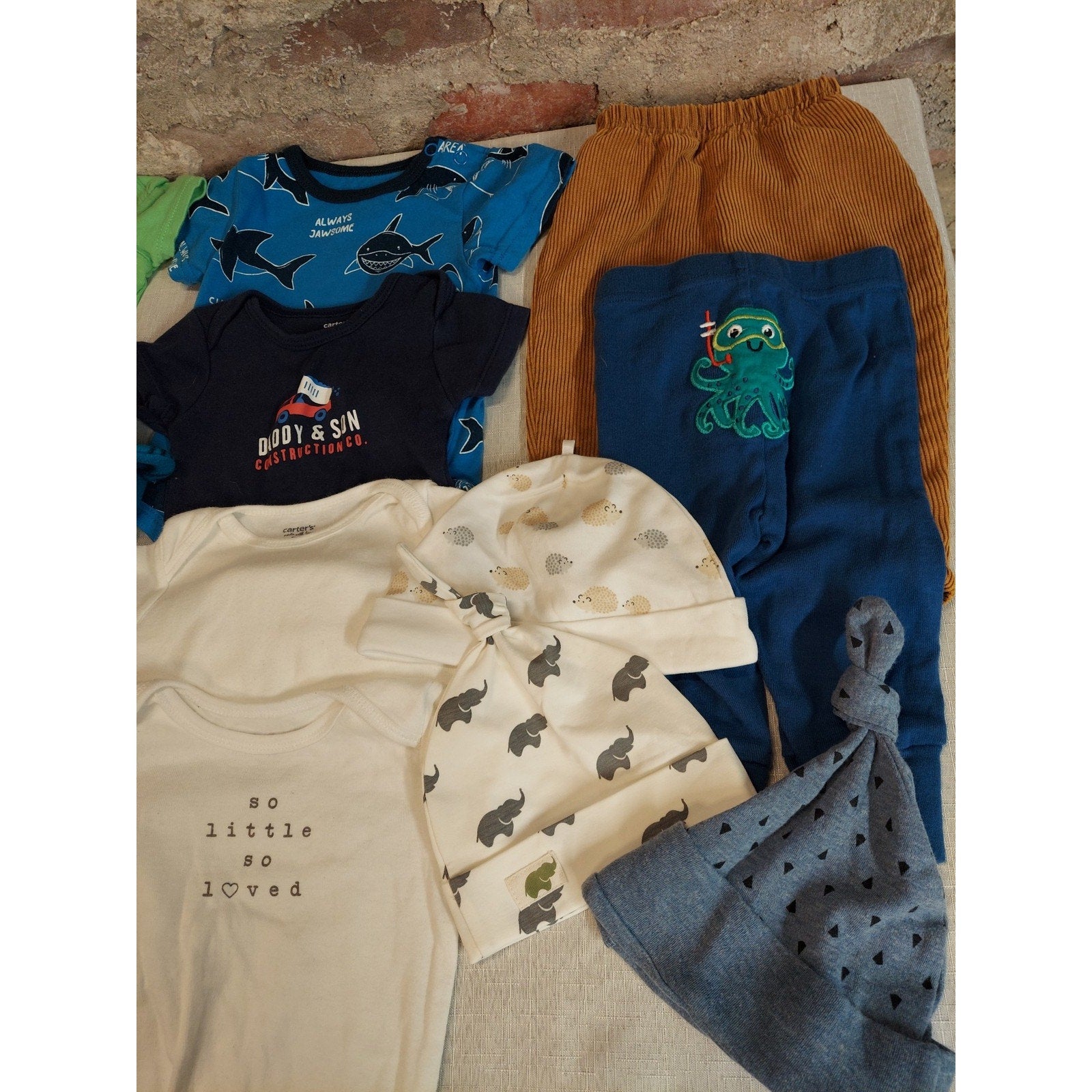 Calvin Klein Carters Baby Infant Clothes Lot 3-6mo Bodysuits Hoodie Jacket Pants