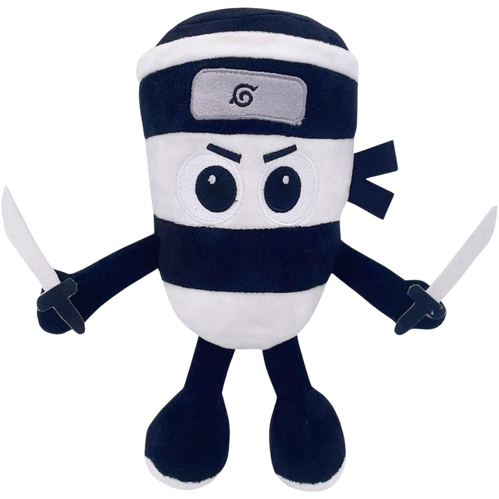 Naruto Ninja Plush Toy Lemongcom Anime Manga Collectible Black White New Sealed