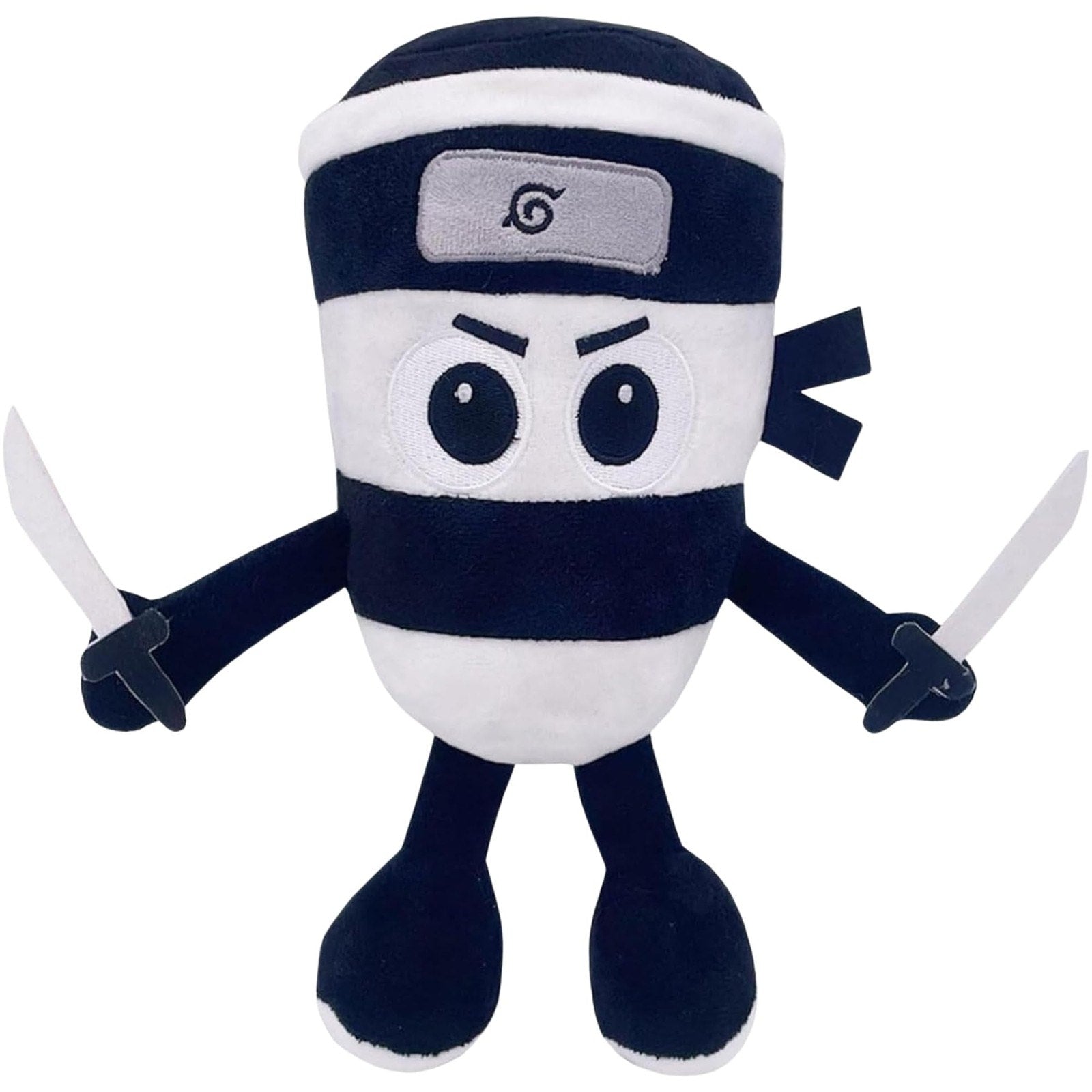 Naruto Ninja Plush Toy Lemongcom Anime Manga Collectible Black White New Sealed