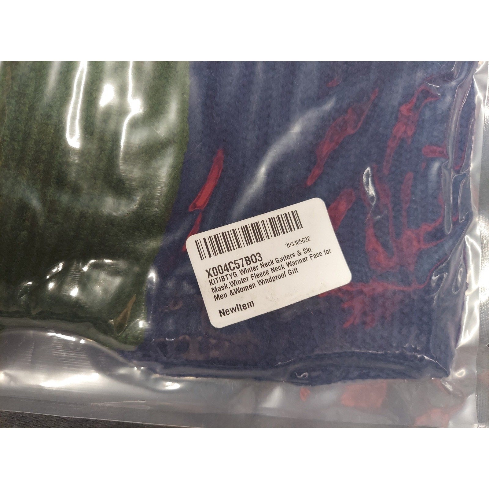 KITIBTYG Mens Womens Neck Gaiters Ski Mask Set 3 Winter Fleece Lined Multicolor