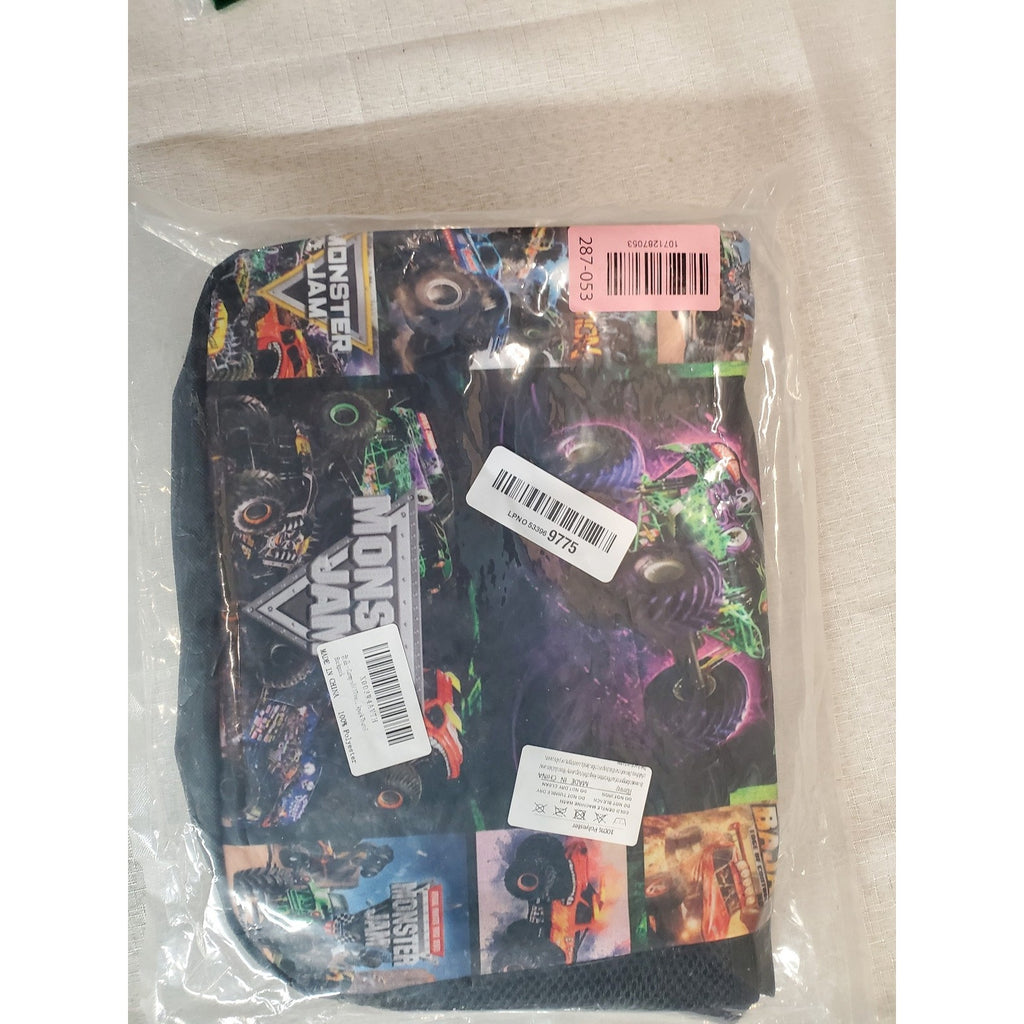 Monster Jam Grave Digger Monster Truck Backpack Youth Kids Bookbag New