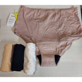 BatteWa Womens Period Panties High Waist Briefs 4XL Reusable Underwear Leaks