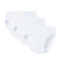 VAANDER Womens White Panties Briefs Size S Nylon Spandex 3 Pack