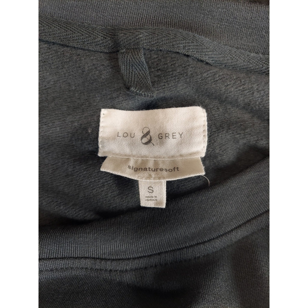 Lou & Grey Womens Signaturesoft Pullover Sweatshirt S Olive Green Raglan