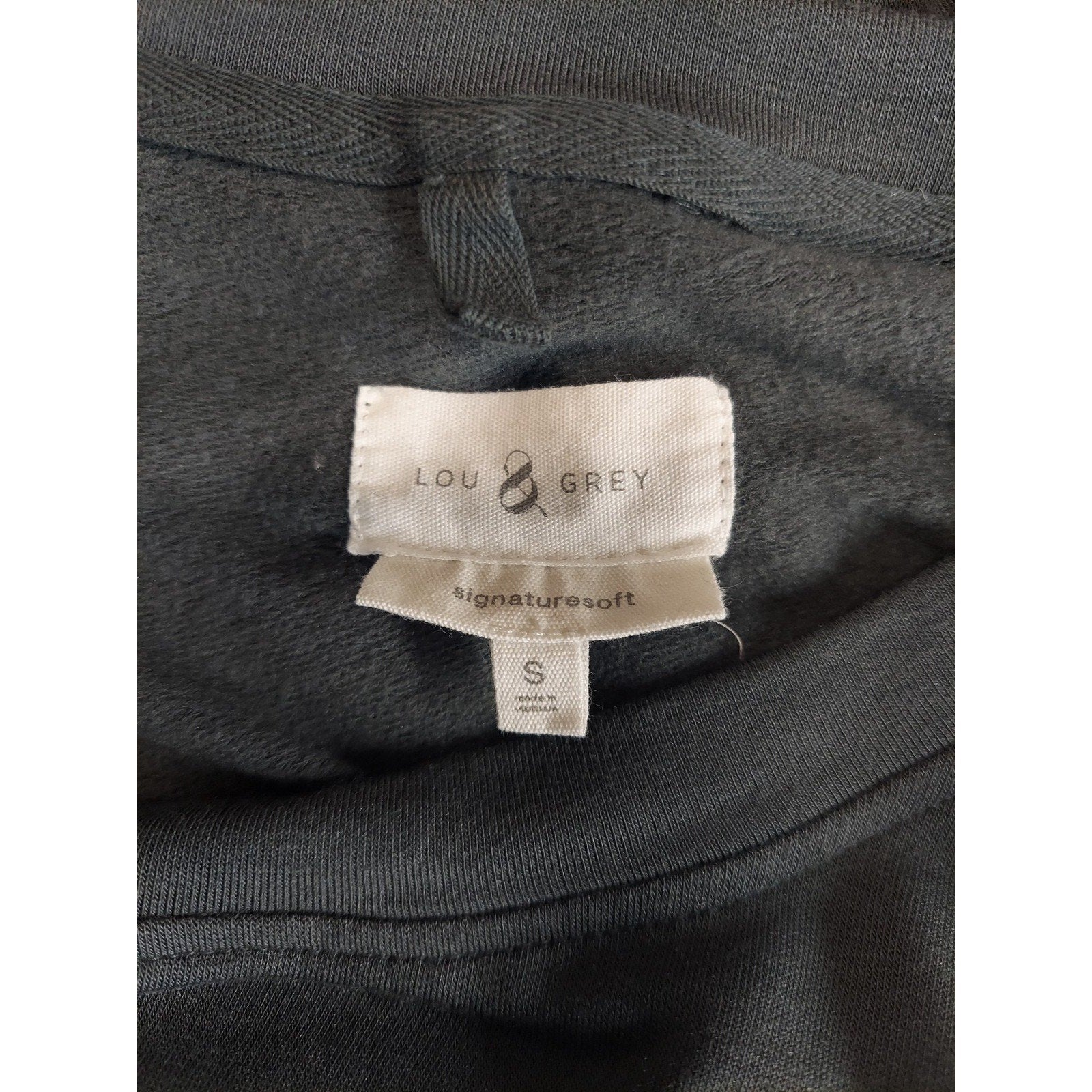 Lou & Grey Womens Signaturesoft Pullover Sweatshirt S Olive Green Raglan