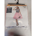 Celebrate Womens Soda Shop Sweetie Costume L 12/14 Pink Poodle Skirt Retro