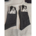 Pride Mens Socks Shoe Size 6-11 Dark Gray Crew Dress Casual Comfort