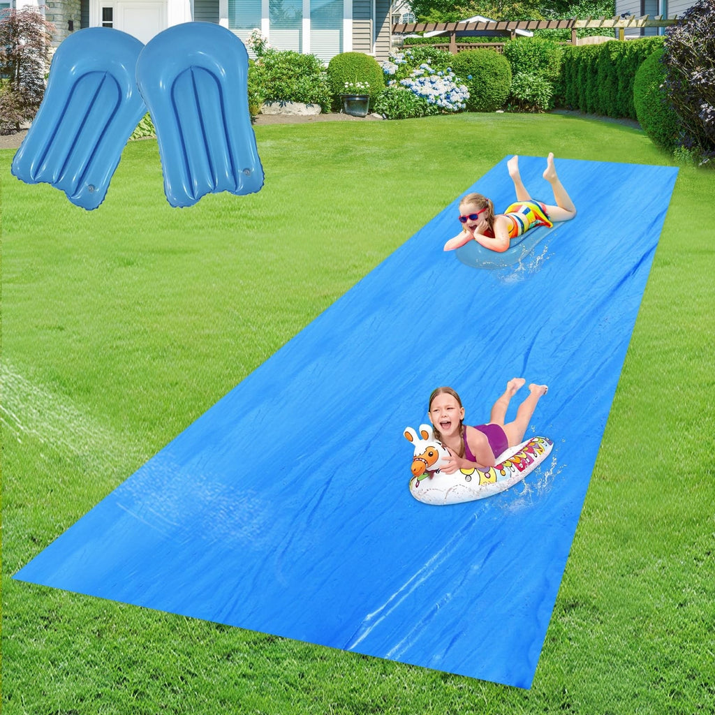 Water Slide Adult Outdoor Lawn Fun Splash Slip N Slide Inflatable Bodyboards