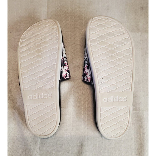 Adidas Mens Slides Size 8 Tie Dye Multicolor Pool Beach Casual Athletic Sandal