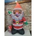 Holiday Living Black Santa Inflatable Christmas Decoration 5FT Outdoor Decor
