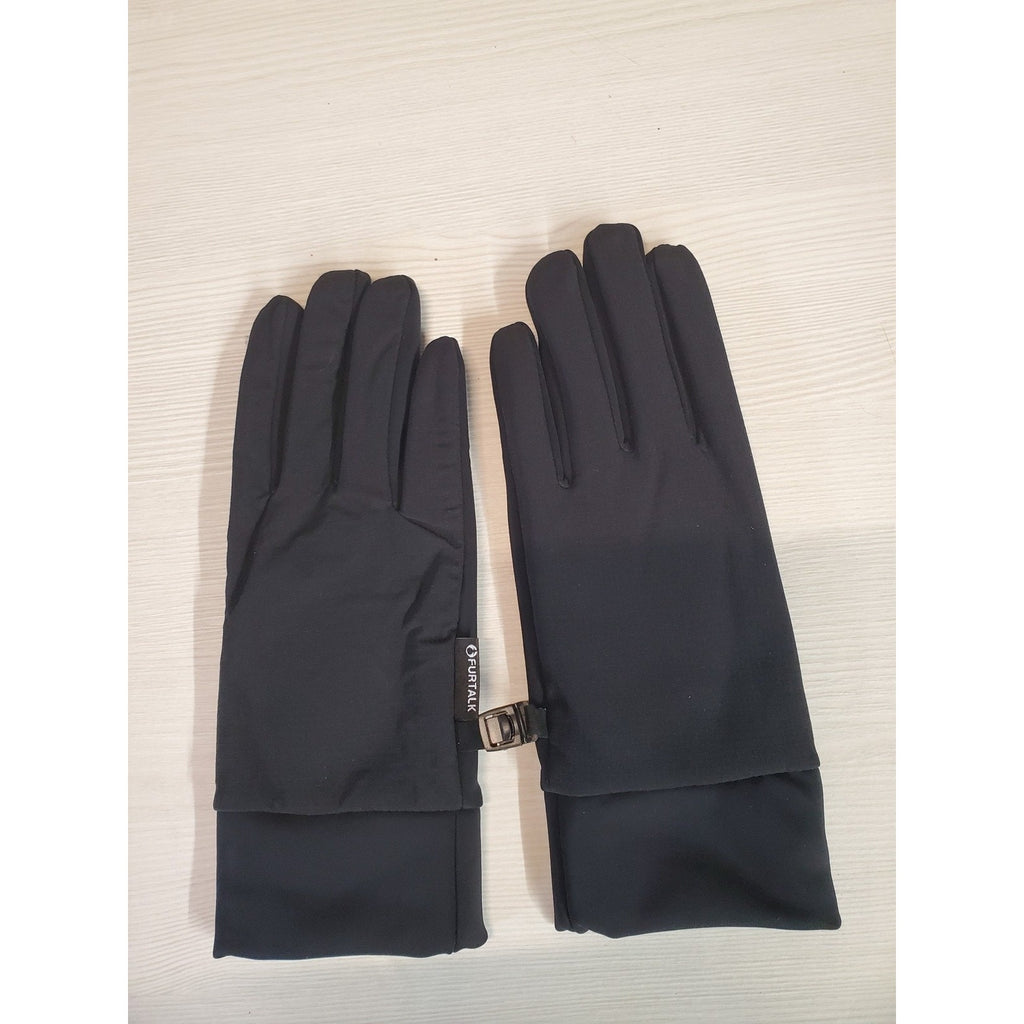 FUNTALK Unisex Running Gloves Black Touchscreen Athletic Lightweight Grip