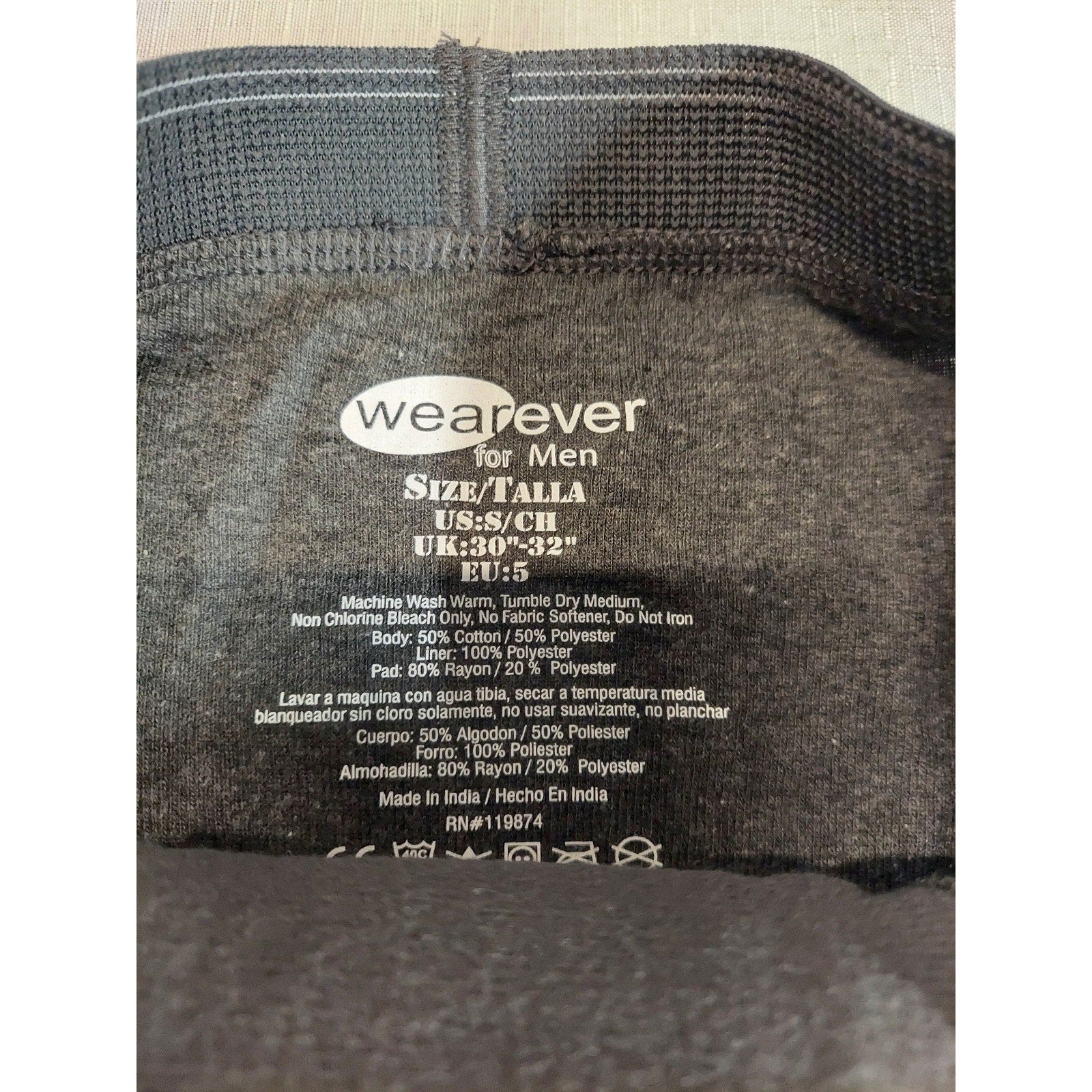 Wearever Mens Underwear Leak Control Washable Small S 30-32 Lot 3 Incontinence